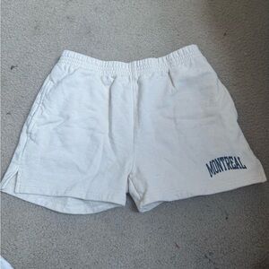 Women's Cream Shorts